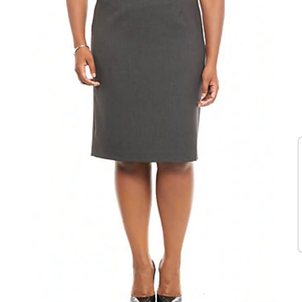 Calvin Klein Pencil Skirt - Charcoal